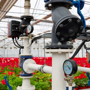 Pipelines,And,Pumps,For,Heating,And,Irrigation,In,A,Modern